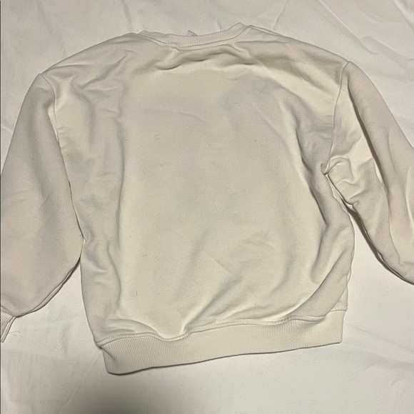 Zara Kids Cream Sweater with Colorful Heart Design - Picture 7 of 7